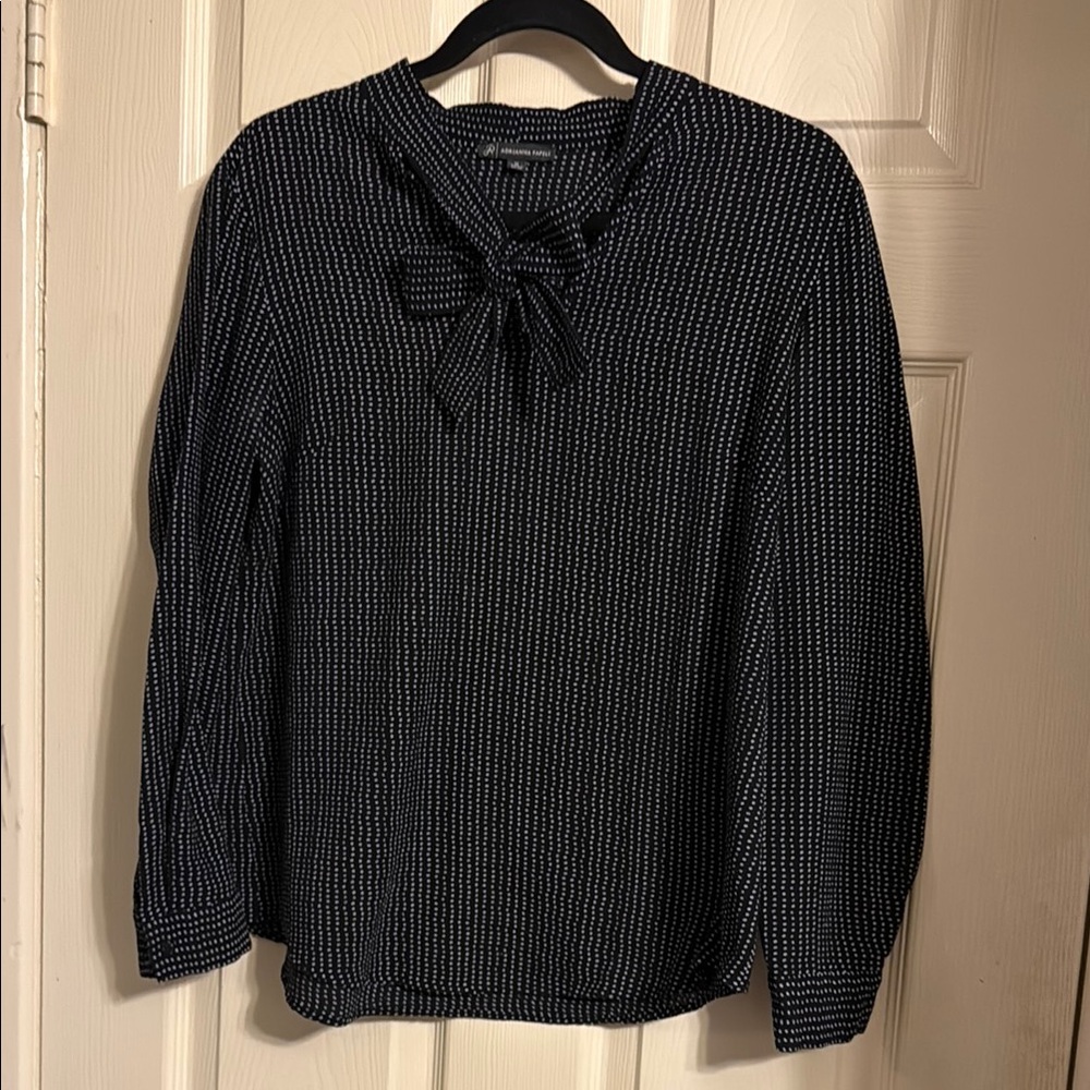 Black and White Polka Dot Women's Top